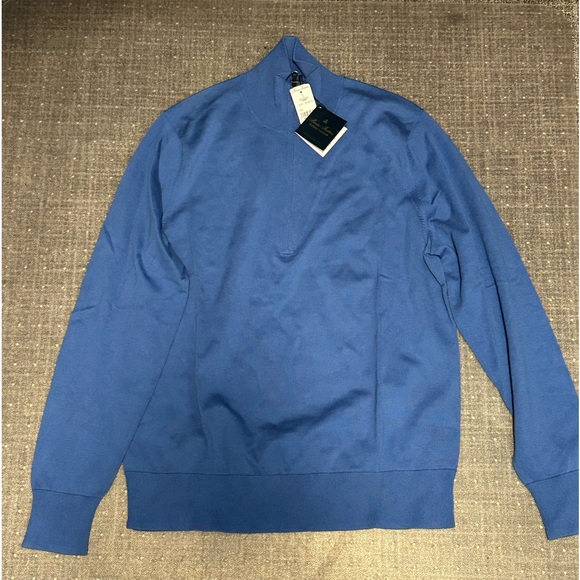 Brooks Brothers | Supima Cotton Half-Zip Sweater - Picture 1 of 4